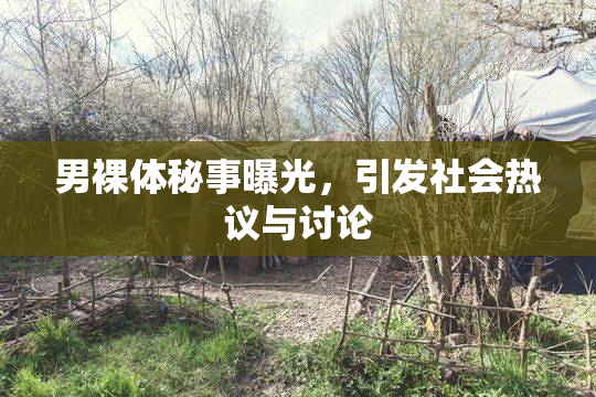 男裸体秘事曝光，引发社会热议与讨论