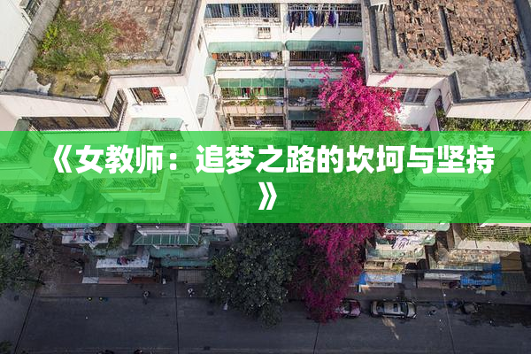 《女教师：追梦之路的坎坷与坚持》