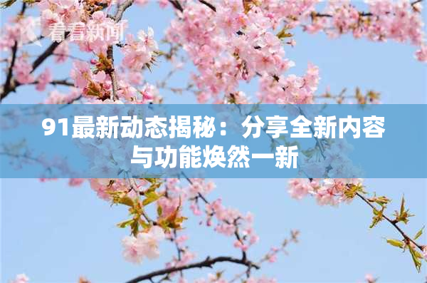 91最新动态揭秘：分享全新内容与功能焕然一新
