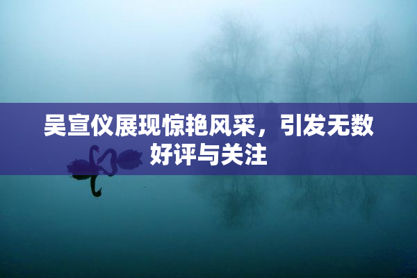 吴宣仪展现惊艳风采，引发无数好评与关注