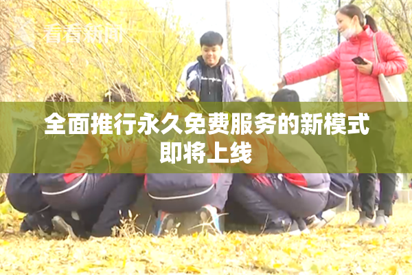 全面推行永久免费服务的新模式即将上线